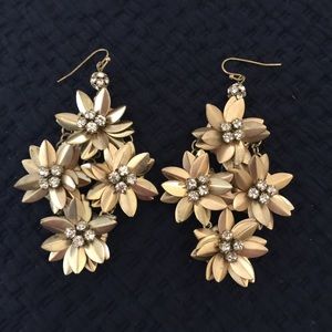 Vintage Gold Tone  Dangling Earrings